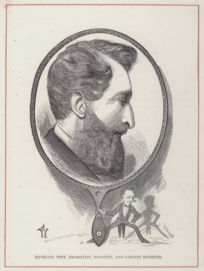 Lord Lytton door Frederick Waddy
