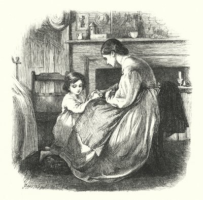 Een Kind in Gebed door Frederick Walker