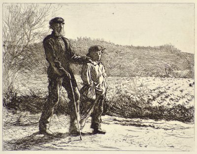 De Blinde Man door Frederick Walker