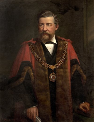 Wethouder W.G. Ward, 1878 door Frederick Warsop