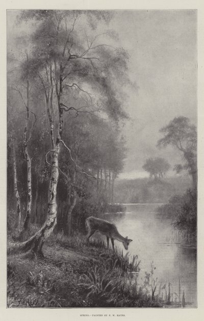 Lente door Frederick William Hayes