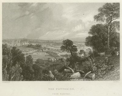 De Potteries, vanuit Basford door Frederick William Hulme