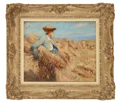Oogsttijd (olieverf op doek) door Frederick William Jackson
