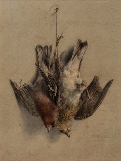 Stilleven, Leeuweriken door Frederick William Jackson