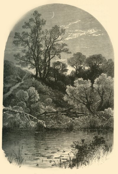 Oevers van de Housatonic, bij Pittsfield, 1874 door Frederick William Quartley