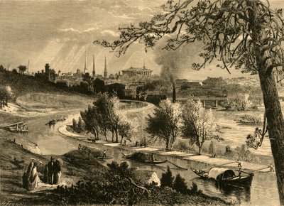 Richmond vanuit Hollywood, 1872 door Frederick William Quartley