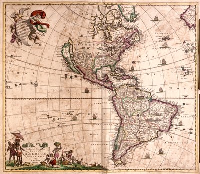 Amerika door Frederick de Wit