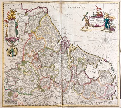 België, Nederland, Luxemburg, N door Frederick de Wit