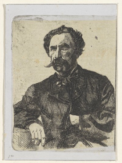 Portret van Samuel Verveer door Frederik Hendrik Weissenbruch