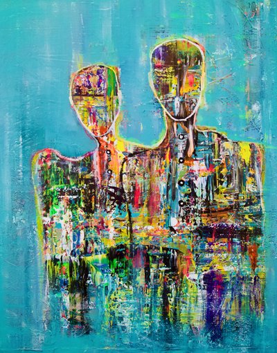 Modern abstract stel door Fredrik Olsen