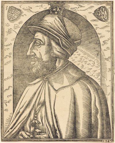 Koning Ferdinand van Oostenrijk door French 16th Century