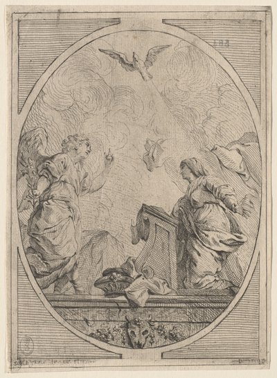 De Aankondiging door French 18th Century after Pierre Hubert Subleyras
