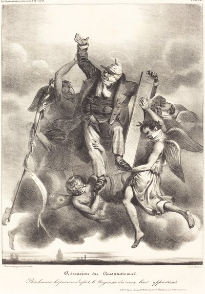 Ascension du Constitutionnel door French 19th Century