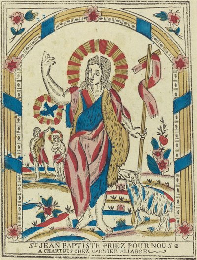 Sint Johannes de Doper bid voor ons door French 19th Century