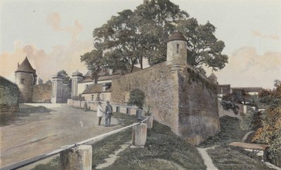 Avallon, Oude vestingwerken door French Photographer