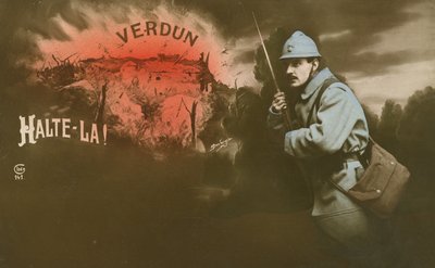 Slag bij Verdun door French Photographer