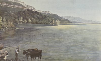 Chindrieux, Kasteel van Chatillon en Meer van Bourget door French Photographer