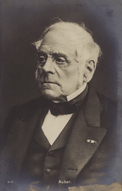 Daniel Auber, Franse componist (1782-1871) door French Photographer