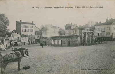 Dax - warme waterbron (dagelijkse stroom: 2400000 liter bij 64 graden) door French Photographer