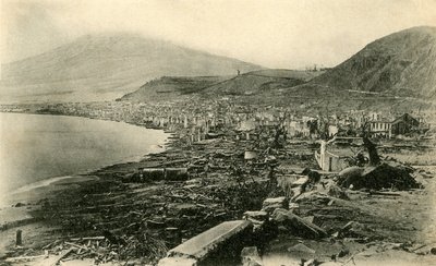 Algemeen uitzicht op Saint Pierre door French Photographer