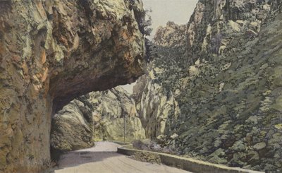 Gorges De LAude, Defile de Pierre-Lys, stroomafwaarts van Axat door French Photographer