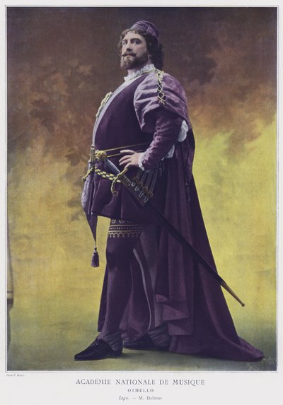 Jean-Francois Delmas als Iago in Othello door French Photographer