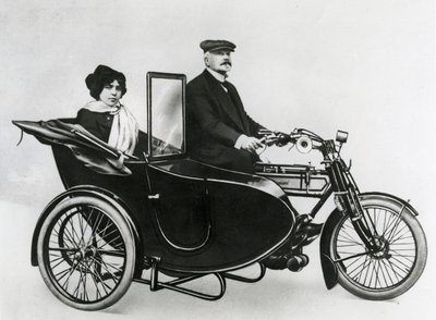 Jouve & Co. zijspan, 1914 door French Photographer