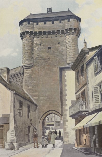 La Souterraine, Stadspoort, Buitenaanzicht door French Photographer