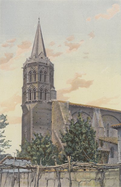 Lisle-DAlbi, Kerk, Klokkentoren, Oostzijde door French Photographer