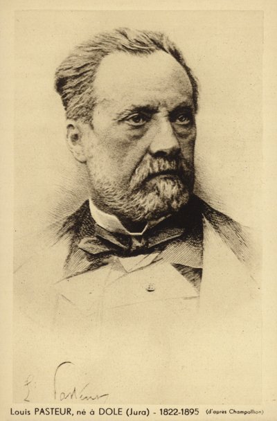 Louis Pasteur (1822-1895), Franse chemicus en microbioloog door French Photographer