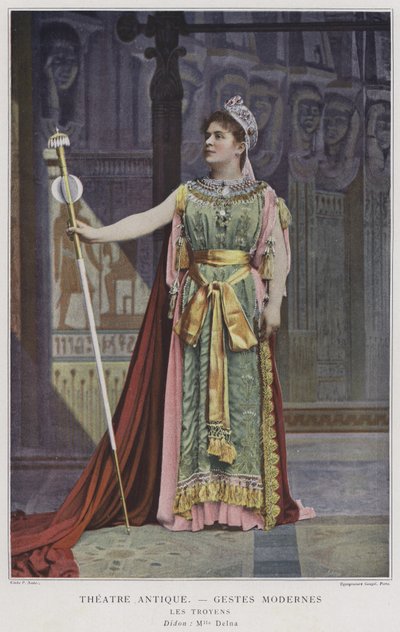 Marie Delna als Dido in Les Troyens door French Photographer