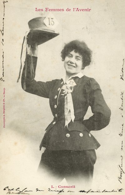 Militaire Dienstplichtige, Vrouw van de Toekomst door French Photographer