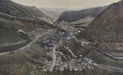 Morez, algemeen uitzicht vanaf het noorden door French Photographer