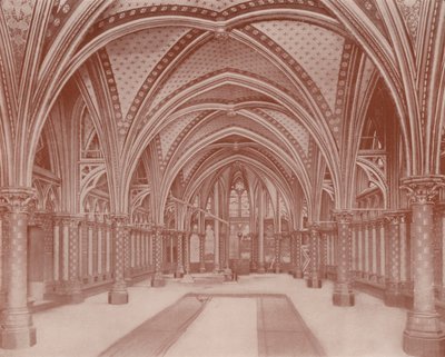 Parijs: Crypte van de Sainte Chapelle door French Photographer