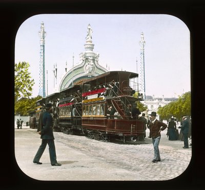 Parijs Expositie: hoofdingang, 1900 door French Photographer