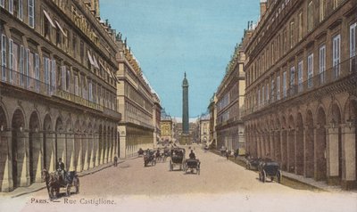 Parijs, Rue Castiglione door French Photographer
