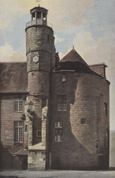 Pont-Labbe, Resten van het oude kasteel (Stadhuis) door French Photographer
