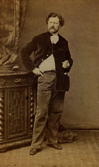 Portret van Alexandre Bida door French Photographer