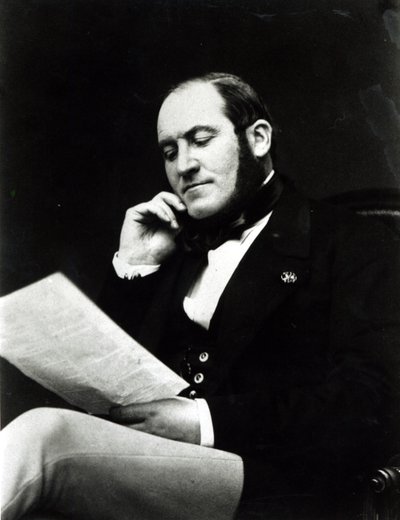 Portret van Baron Georges Eugene Haussmann (1809-91), 19e eeuw door French Photographer