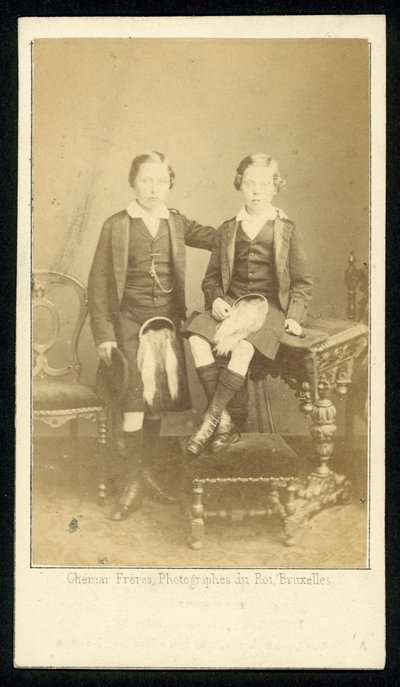 Prins Arthur en Prins Leopold door French Photographer