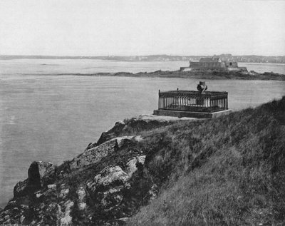 Saint-Malo - Het Graf van Chateaubriand door French Photographer
