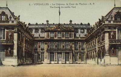 De Marmeren Hof, Paleis van Versailles door French Photographer
