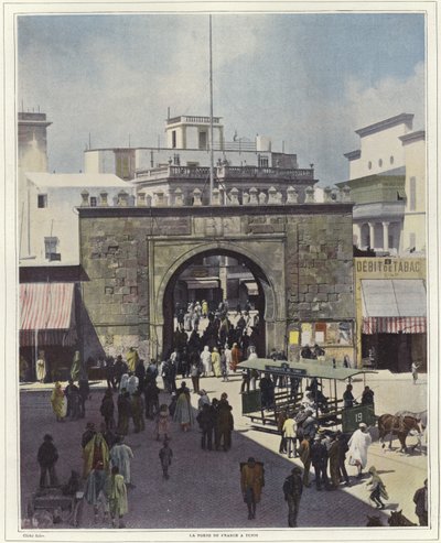 De Zeepoort in Tunis door French Photographer