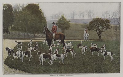 Tom Firr en de honden van de Quorn Hunt, Leicestershire door French Photographer
