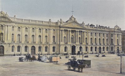 Toulouse, Capitool, Hoofdgevel aan het plein door French Photographer