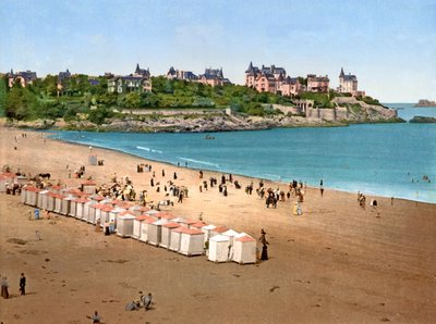 Uitzicht op Pointe de la Malouine vanaf het Plage de l