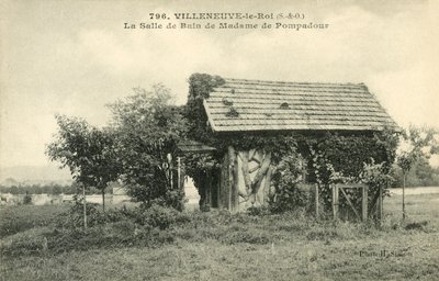 Villeneuve-Le-Roi, De Badkamer van Madame De Pompadour door French Photographer