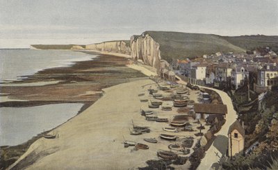 Yport, Algemeen uitzicht op het strand door French Photographer