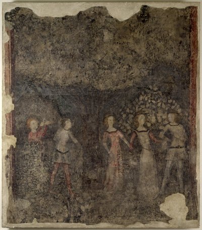 Een Carole, ca. 1380-90 door French School