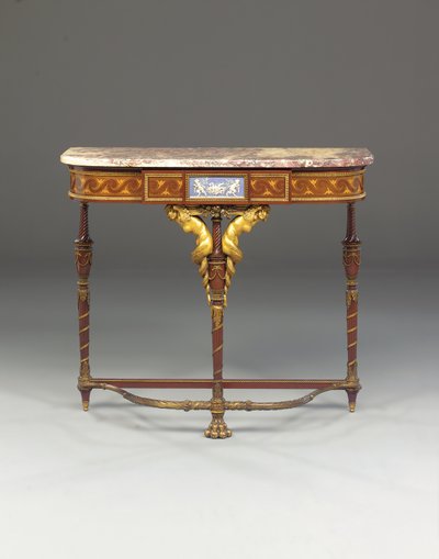 Een Napoleon III console, in de stijl van Jacob, door Maison Millet, Parijs, c.1865 door French School